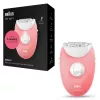 Braun Silk-épil 3 3-176 Epilierer mit 3 Extras, Rosé, Weiß, 20 Pinzetten, Rasieren, AC, 100 - 240 V, 50 - 60 Hz