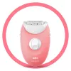 Braun Silk-épil 3 3-176 Epilierer mit 3 Extras, Rosé, Weiß, 20 Pinzetten, Rasieren, AC, 100 - 240 V, 50 - 60 Hz