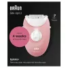Braun Silk-épil 3 3-176 Epilierer mit 3 Extras, Rosé, Weiß, 20 Pinzetten, Rasieren, AC, 100 - 240 V, 50 - 60 Hz