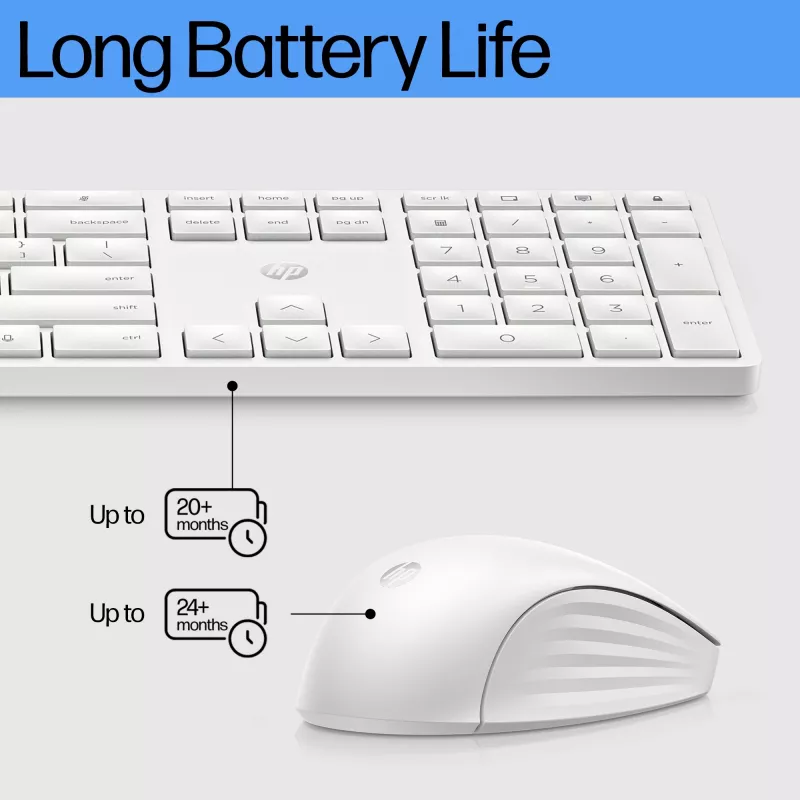 HP 655 Wireless Tastatur and Maus Combo mechanische QWERTZ-Tastatur in voller Größe