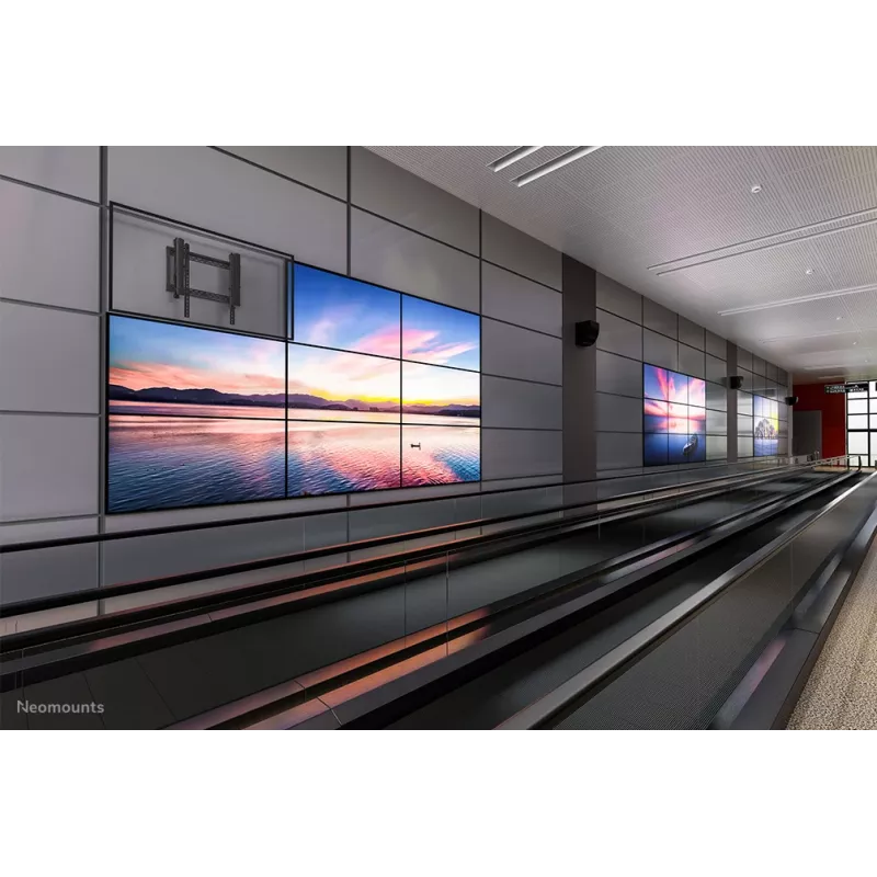 Neomounts Videowandhalterung, 70 kg, 81,3 cm (32 Zoll), 190,5 cm (75 Zoll), 200 x 200 mm, 600 x 600 mm, 0 - 6°