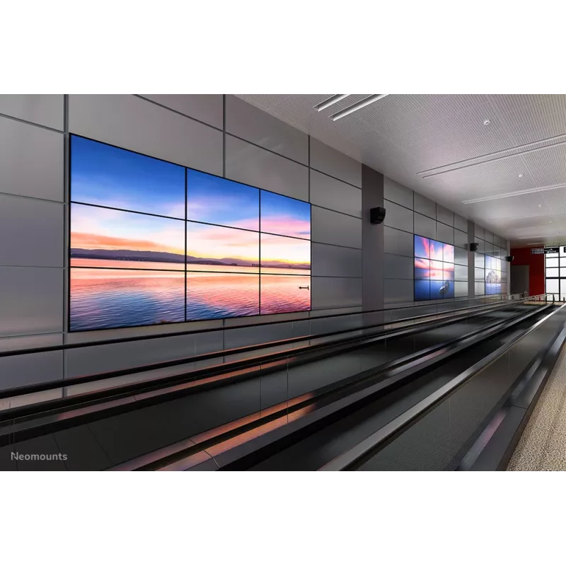 Neomounts Videowandhalterung, 70 kg, 81,3 cm (32 Zoll), 190,5 cm (75 Zoll), 200 x 200 mm, 600 x 600 mm, 0 - 6°