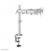 Neomounts NM-D135DSILVER Monitorhalterung 10-27 Zoll, Tischklemme/Tischdurchführung, 8 kg, 25,4 cm (10 Zoll), 68,6 cm (27 Zoll), 100 x 100 mm, Silber
