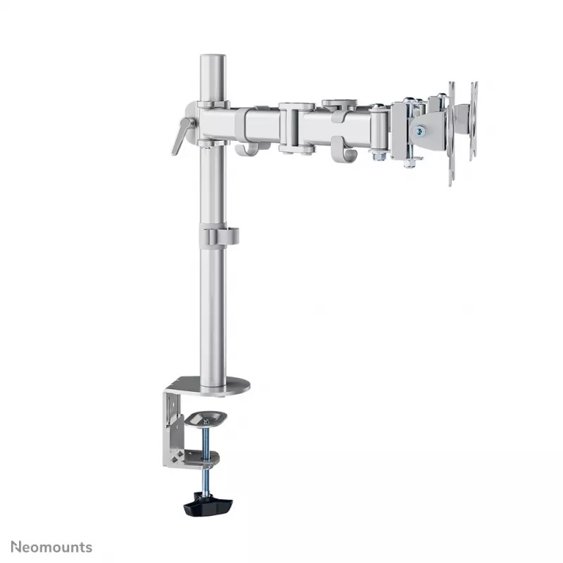 Neomounts NM-D135DSILVER Monitorhalterung 10-27 Zoll, Tischklemme/Tischdurchführung, 8 kg, 25,4 cm (10 Zoll), 68,6 cm (27 Zoll), 100 x 100 mm, Silber