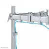 Neomounts NM-D135DSILVER Monitorhalterung 10-27 Zoll, Tischklemme/Tischdurchführung, 8 kg, 25,4 cm (10 Zoll), 68,6 cm (27 Zoll), 100 x 100 mm, Silber