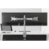 Neomounts NM-D135DSILVER Monitorhalterung 10-27 Zoll, Tischklemme/Tischdurchführung, 8 kg, 25,4 cm (10 Zoll), 68,6 cm (27 Zoll), 100 x 100 mm, Silber