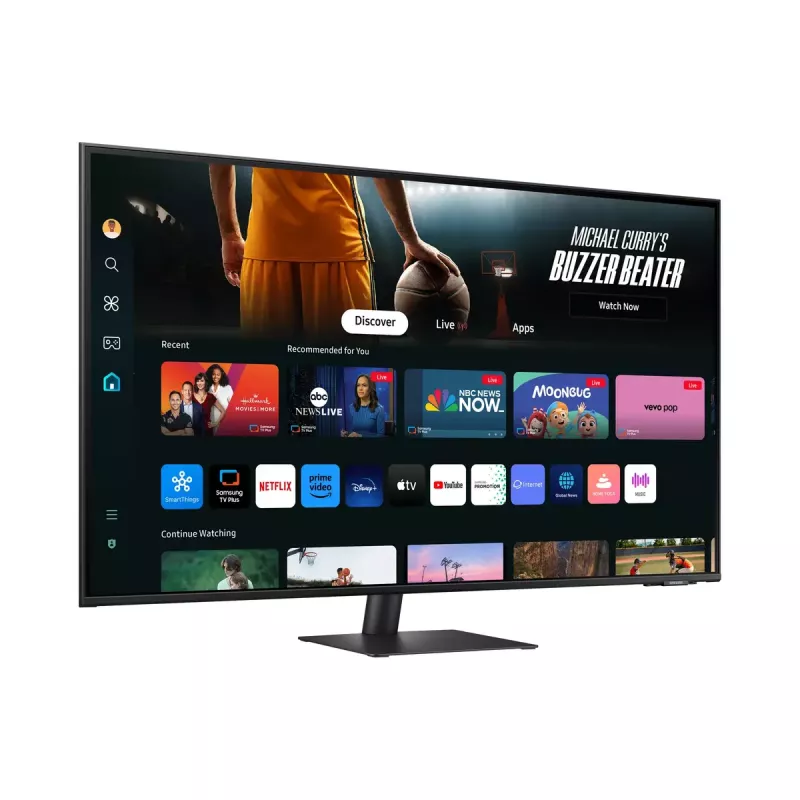 Samsung M70D Computermonitor 109,2 cm (43 Zoll) 3840 x 2160 Pixel 4K Ultra HD LCD Schwarz