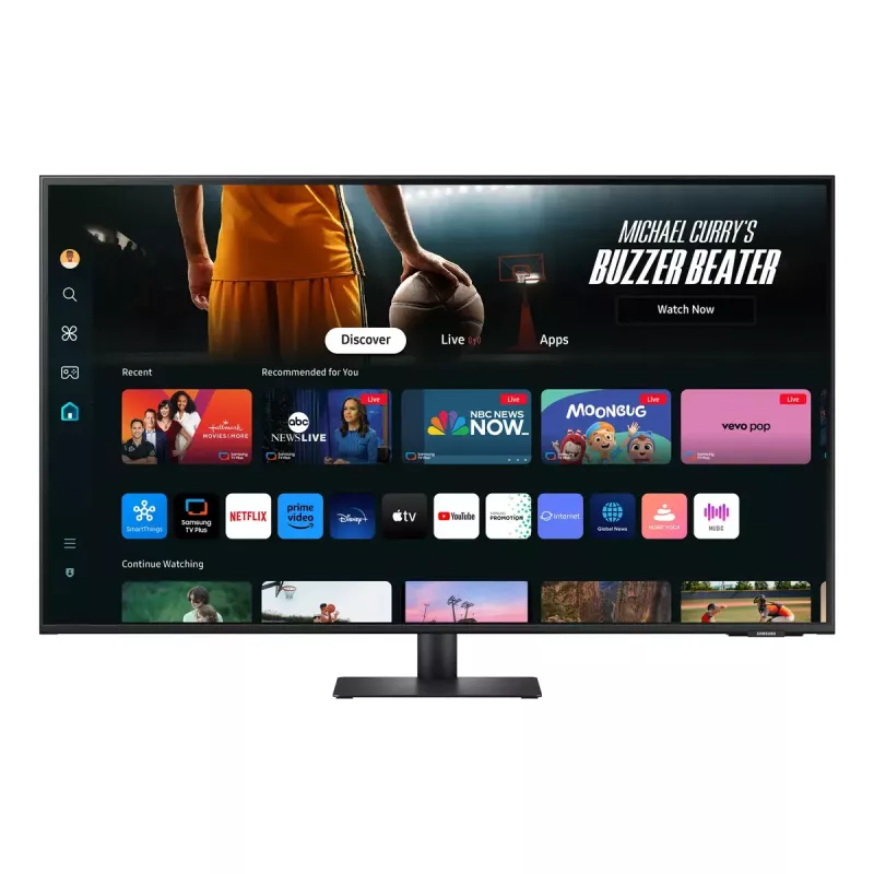 Samsung M70D Computermonitor 109,2 cm (43 Zoll) 3840 x 2160 Pixel 4K Ultra HD LCD Schwarz