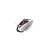 Tefal EasyGliss Plus FV5714 Bügeleisen Trocken- und Dampfbügeleisen Durilium-Bügelsohle 2400 W Bordeaux, Weiß