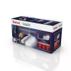 Tefal EasyGliss Plus FV5714 Bügeleisen Trocken- und Dampfbügeleisen Durilium-Bügelsohle 2400 W Bordeaux, Weiß