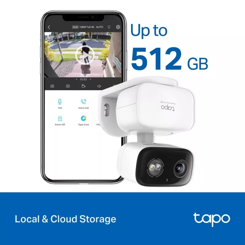 TP-Link Tapo C216 Box IP-Überwachungskamera Innenbereich 2304 x 1296 Pixel Decke/Wand/Tisch
