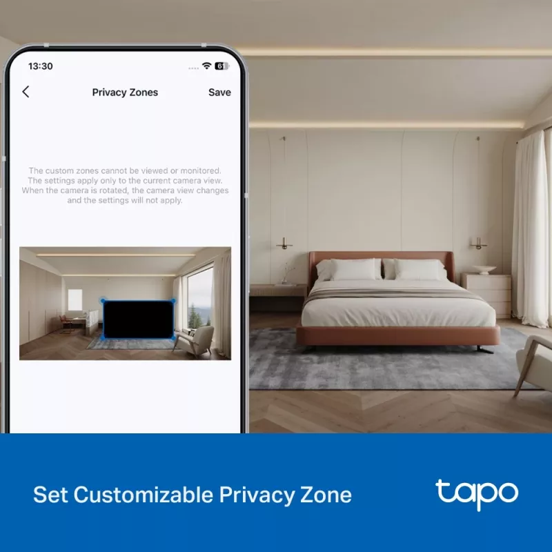 TP-Link Tapo C216 Box IP-Überwachungskamera Innenbereich 2304 x 1296 Pixel Decke/Wand/Tisch