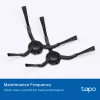 TP-Link Tapo Robot Vacuum Replacement Kit, Zubehörset, Saugroboter, Schwarz, Weiß, Tapo RV30 Max Plus, Tapo RV30 Max, Tapo RV20 Max Plus, Tapo RV20 Max, Hängeschachtel, 183 mm