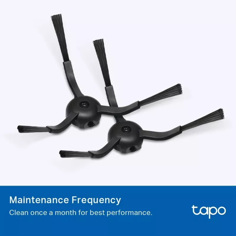 TP-Link Tapo Robot Vacuum Replacement Kit, Zubehörset, Saugroboter, Schwarz, Weiß, Tapo RV30 Max Plus, Tapo RV30 Max, Tapo RV20 Max Plus, Tapo RV20 Max, Hängeschachtel, 183 mm