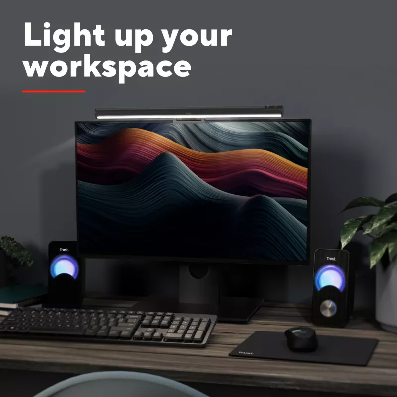 Tischleuchte Trust Shyne nicht austauschbare Glühlampe Schwarz USB-betrieben 70 mm Höhe