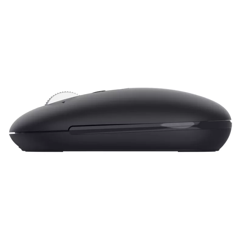 Maus TRUST Seron schlank Multi — beidhändige Büromaus, optisch 3200 DPI, RF Wireless + Bluetooth, 7 Tasten, schwarz