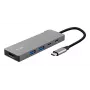 USB Type-C-Hub TRUST 26062 — HDMI + USB 3.2 Gen 1 Type-A & Type-C, Grau, 5 Anschlüsse