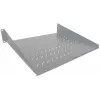 Intellinet 19 Zoll Kragarmablage, 2U, 2-Punkt-Frontmontage, 250 mm Tiefe, max. 25 kg, Grau, drei Jahre Garantie