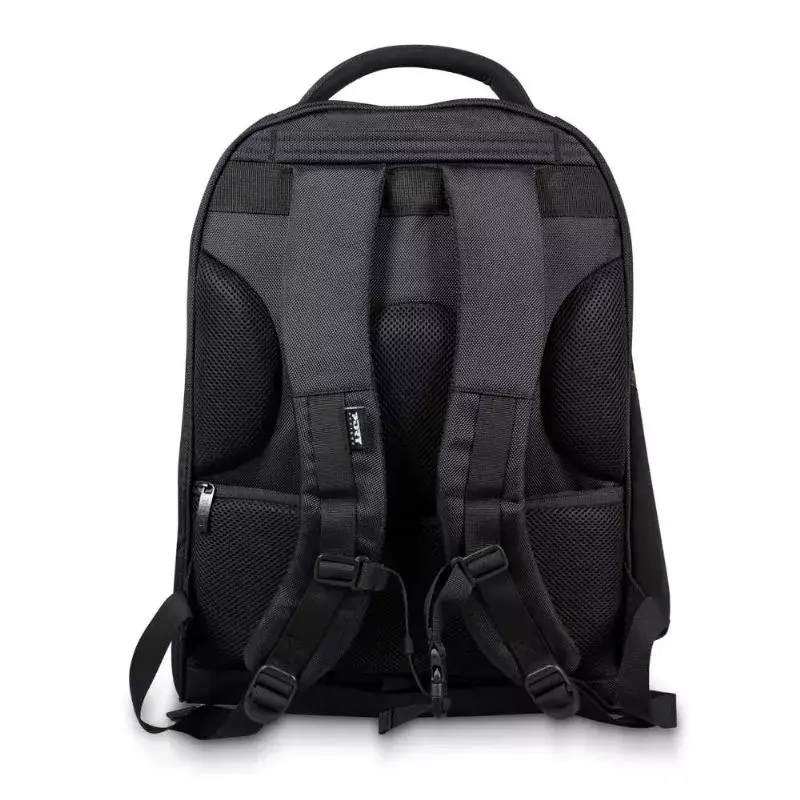 Backpack Port Designs MANHATTAN Schwarz Nylon Polyester