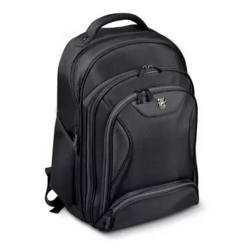 Backpack Port Designs MANHATTAN Schwarz Nylon Polyester