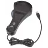 Manhattan Wireless Linear Handheld CCD Barcode Scanner, Bluetooth, 500 mm Scantiefe, bis zu 80 m effektive Reichweite (Sichtlinie), max. Umgebungslicht 100.000 Lux (Sonnenlicht), EU/US/UK/AU austauschbarer Stecker, Schwarz, Drei Jahre Garantie