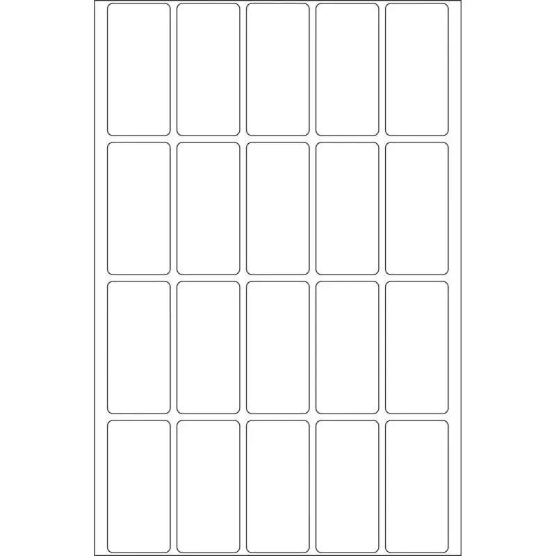 Mehrzwecketiketten HERMA 10609 19x40 mm weiß Movables ablösbar Papier 640 Stück