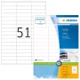 Selbstklebende Druckeretiketten HERMA Premium A4 70x16,9 mm