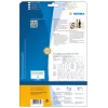 QR-Code-Etiketten HERMA 9642 A4 40x40 mm quadratisch weißes Papier