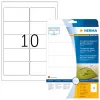 Selbstklebendes Druckeretikett HERMA Labels transparent kristallklar A4 96x50,8 mm