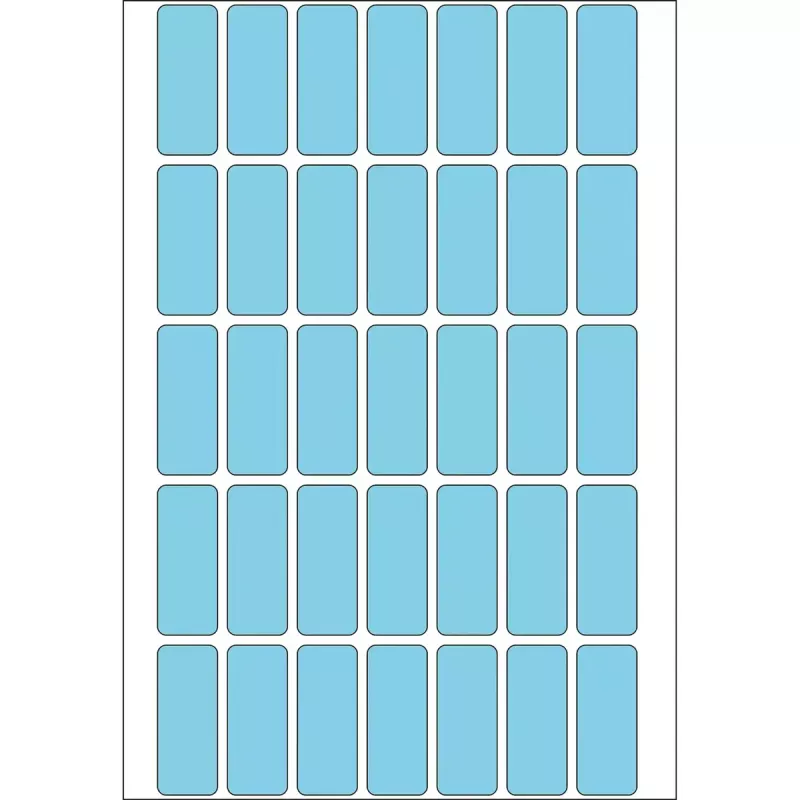 Mehrzwecketiketten HERMA 12x30 mm blau Papier matt 1120 Stück
