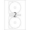 Selbstklebendes Druckeretikett HERMA CD-Etiketten Maxi A4 Ø 116 mm