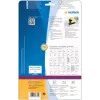 Selbstklebendes Druckeretikett HERMA CD-Etiketten Maxi A4 Ø 116 mm