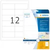 Selbstklebende Etiketten HERMA Labels transparent matt A4 97x42,3 mm Folie 300 Stück