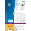 Selbstklebende Druckeretiketten HERMA CD-Etiketten Maxi A4 Ø 116 mm