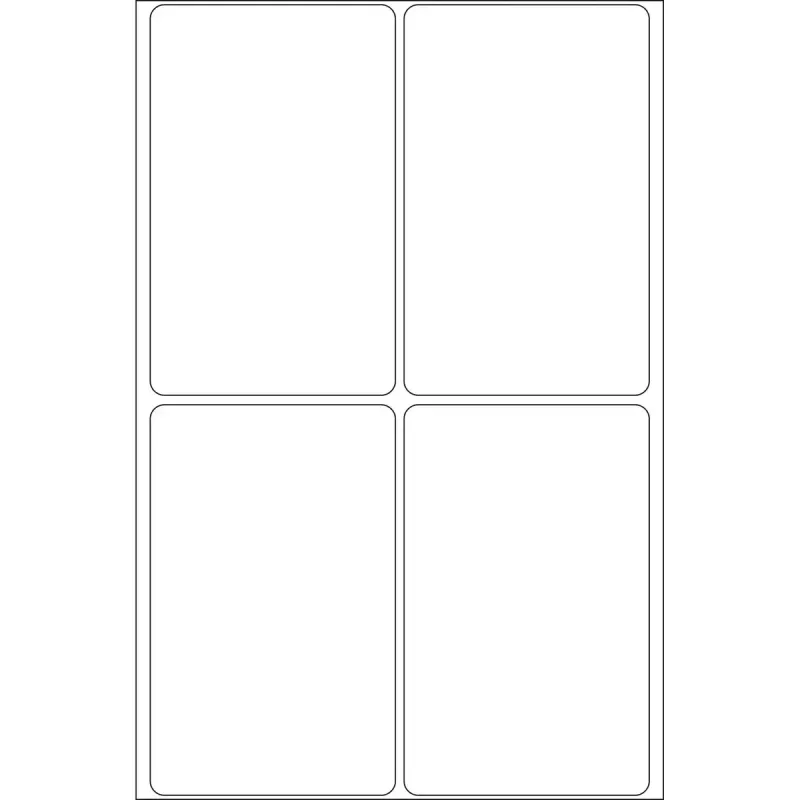 Mehrzweck-Etiketten HERMA 52x82 mm weiß Papier matt Handbeschriftung 128 Stück