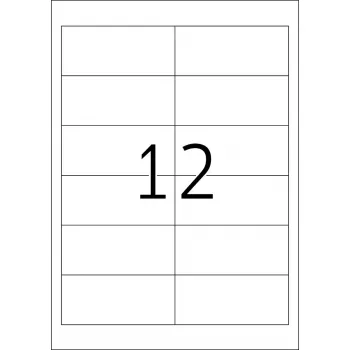 Labels HERMA Premium A4 97x42,3 mm weiß Papier matt 2400 Stück