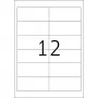Labels HERMA Premium A4 97x42,3 mm weiß Papier matt 2400 Stück