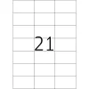 Selbstklebende Druckeretiketten HERMA Labels Premium A4 70x42,3 mm