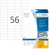 Ablösbare Etiketten HERMA A4 52,5x21,2 mm weiß 1400 Stück
