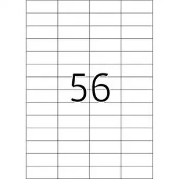 Ablösbare Etiketten HERMA A4 52,5x21,2 mm weiß 1400 Stück