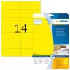 Selbstklebende Etiketten HERMA 5058 gelb 105x42.3 mm 280 Stück