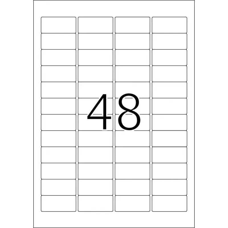 Selbstklebende Druckeretiketten HERMA Labels A4 45,7 x 21,2 mm