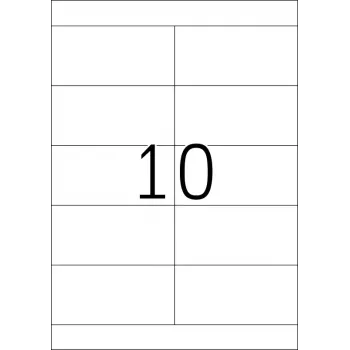 Selbstklebende Druckeretiketten HERMA Labels Premium A4 105x50,8 mm