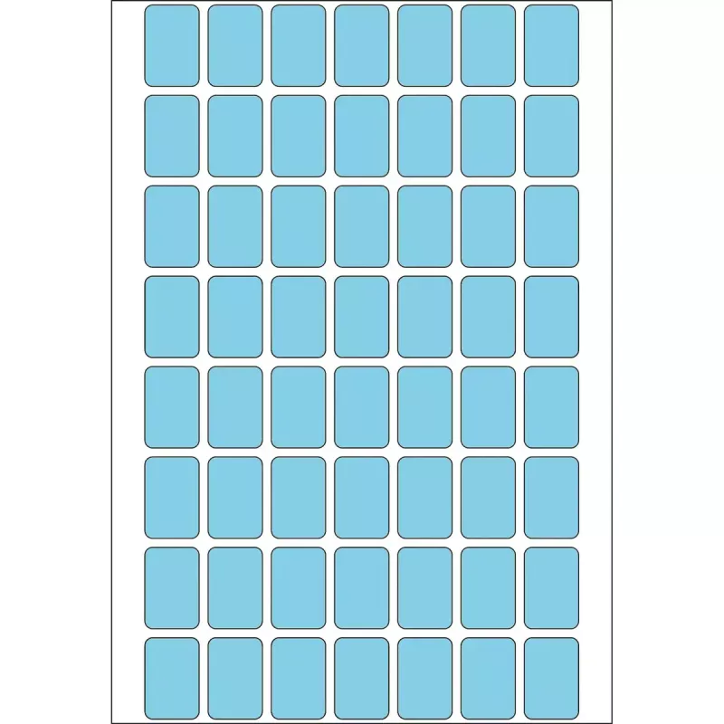 Mehrzweck-Etiketten HERMA 12x18 mm blau Papier matt Handbeschriftung