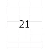 Selbstklebende Druckeretiketten HERMA Labels A4 70x42,3 mm