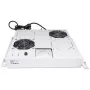 Intellinet 2-Fan Ventilation Unit for 19 inch Racks, Roof Mount, with Thermostat, Grau