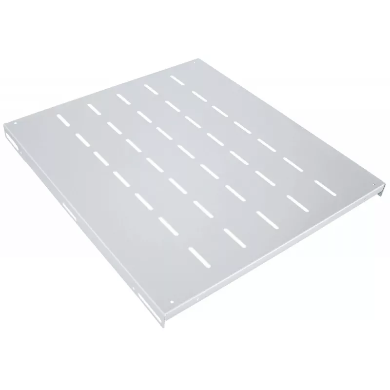 Intellinet 19-Zoll-Festes Regal, 1HE, 345 mm Tiefe, max. 100 kg, Grau