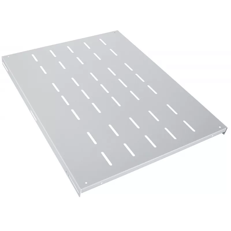 Intellinet 19 Zoll Festeinbausatz, 1HE, 600 mm Tiefe, Schwerlast, max. 100 kg, Grau