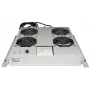 Intellinet 4-Lüfter-Lüftereinheit für 19-Zoll-Racks, Dachmontage, mit Thermostat, Grau