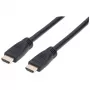 Manhattan HDMI 4K@60Hz Kabel mit Ethernet – CL3-zertifiziert, 8m, für In-Wall-Installation geeignet, für ALLE 4K- und 1080p/HD-Anwendungen – zum sofortigen Upgrade oder bereit für zukünftige Anforderungen, Stecker auf Stecker, Schwarz, Ultra HD 4K x 2K, lebenslange Garantie, Premium High Speed
